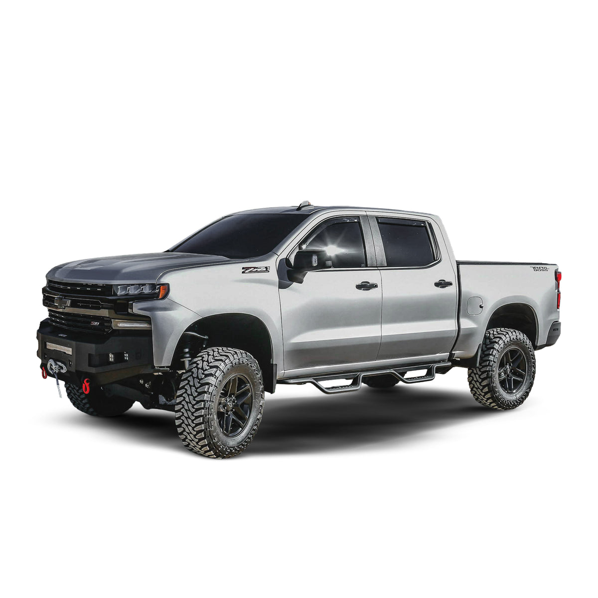 Westin Outlaw Drop Nerf Step Bars Textured Black – Fits 2019-26 Silverado/Sierra 1500 Crew Cab & More
