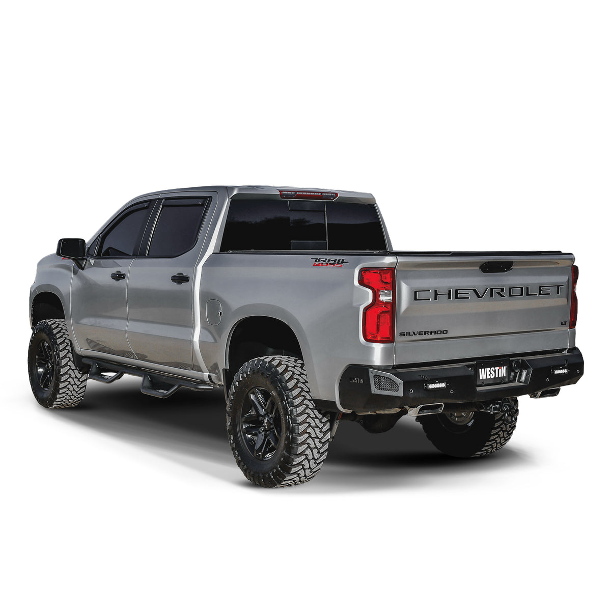 Westin Outlaw Drop Nerf Step Bars Textured Black – Fits 2019-26 Silverado/Sierra 1500 Crew Cab & More - image 3