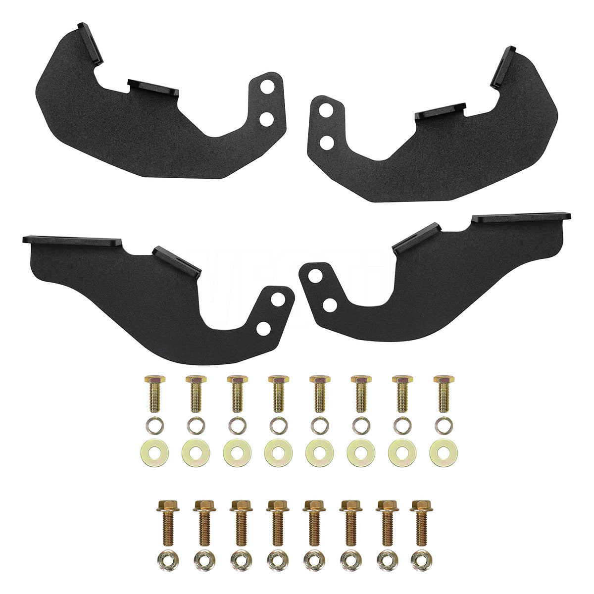 Westin Outlaw Drop Nerf Step Bars Textured Black – Fits 2021-26 Bronco 2 Door