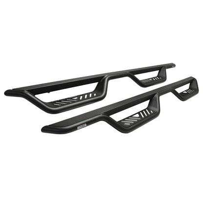 Westin Outlaw Drop Nerf Step Bars Textured Black – Fits 2021-26 Bronco 4 Door