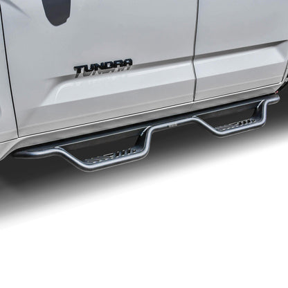 Westin Outlaw Drop Nerf Step Bars Textured Black – Fits 2022-26 Tundra Double Cab