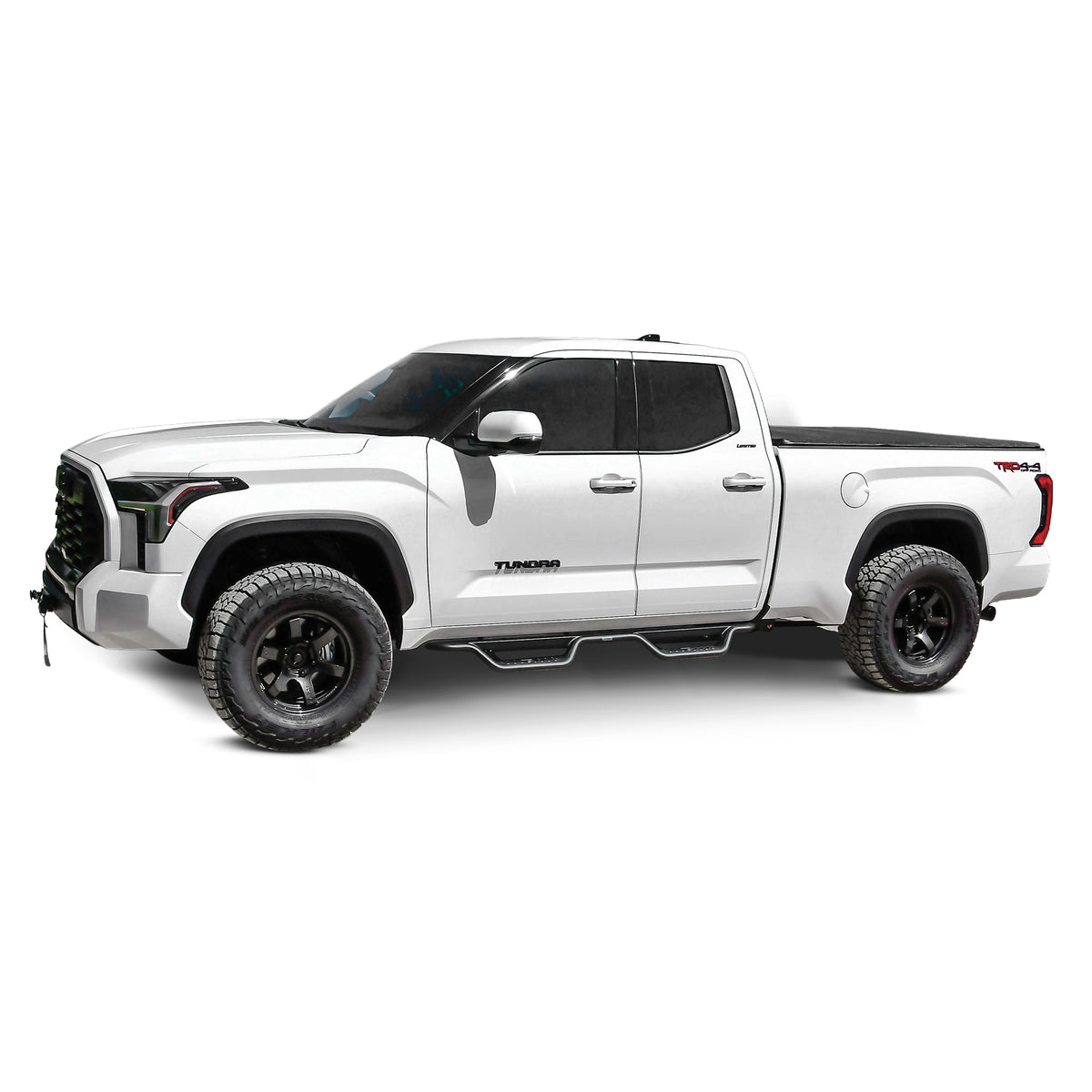 Westin Outlaw Drop Nerf Step Bars Textured Black – Fits 2022-26 Tundra Double Cab