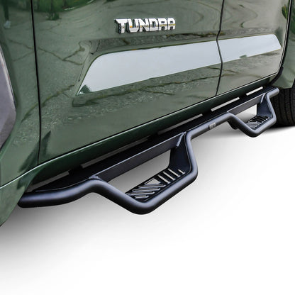 Westin Outlaw Drop Nerf Step Bars Textured Black – Fits 2022-26 Tundra CrewMax