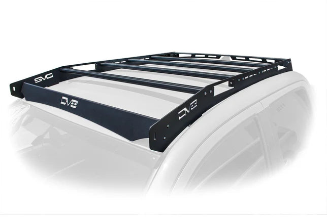 DV8 Offroad Aluminum Roof Rack Black Finish Mounts to Pre-Existing Holes