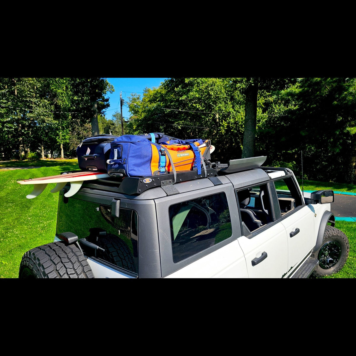 EZ4X4 2021 & Up Bronco 4DR Middle Panel Roof Rack Holder