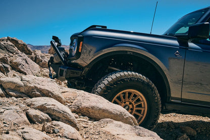 Body Armor Odyssey Fender Delete Kit - Full Wheel Well Coverage, Black Powder-Coated Steel - Fits 2021-2024 Ford Bronco