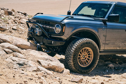 Body Armor Odyssey Fender Delete Kit - Full Wheel Well Coverage, Black Powder-Coated Steel - Fits 2021-2024 Ford Bronco