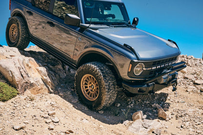 Body Armor Odyssey Fender Delete Kit - Full Wheel Well Coverage, Black Powder-Coated Steel - Fits 2021-2024 Ford Bronco