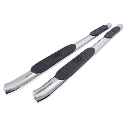 Westin PRO TRAXX 4" Oval Nerf Step Bars Polished Stainless – Fits 2005-23 Tacoma Double Cab