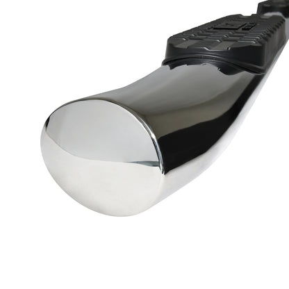 Westin PRO TRAXX 4" Oval Nerf Step Bars Polished Stainless – Fits 2005-23 Tacoma Double Cab