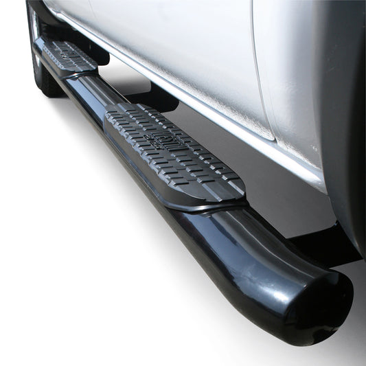 Westin PRO TRAXX 4" Oval Nerf Step Bars Black – Fits 2005-23 Tacoma Double Cab