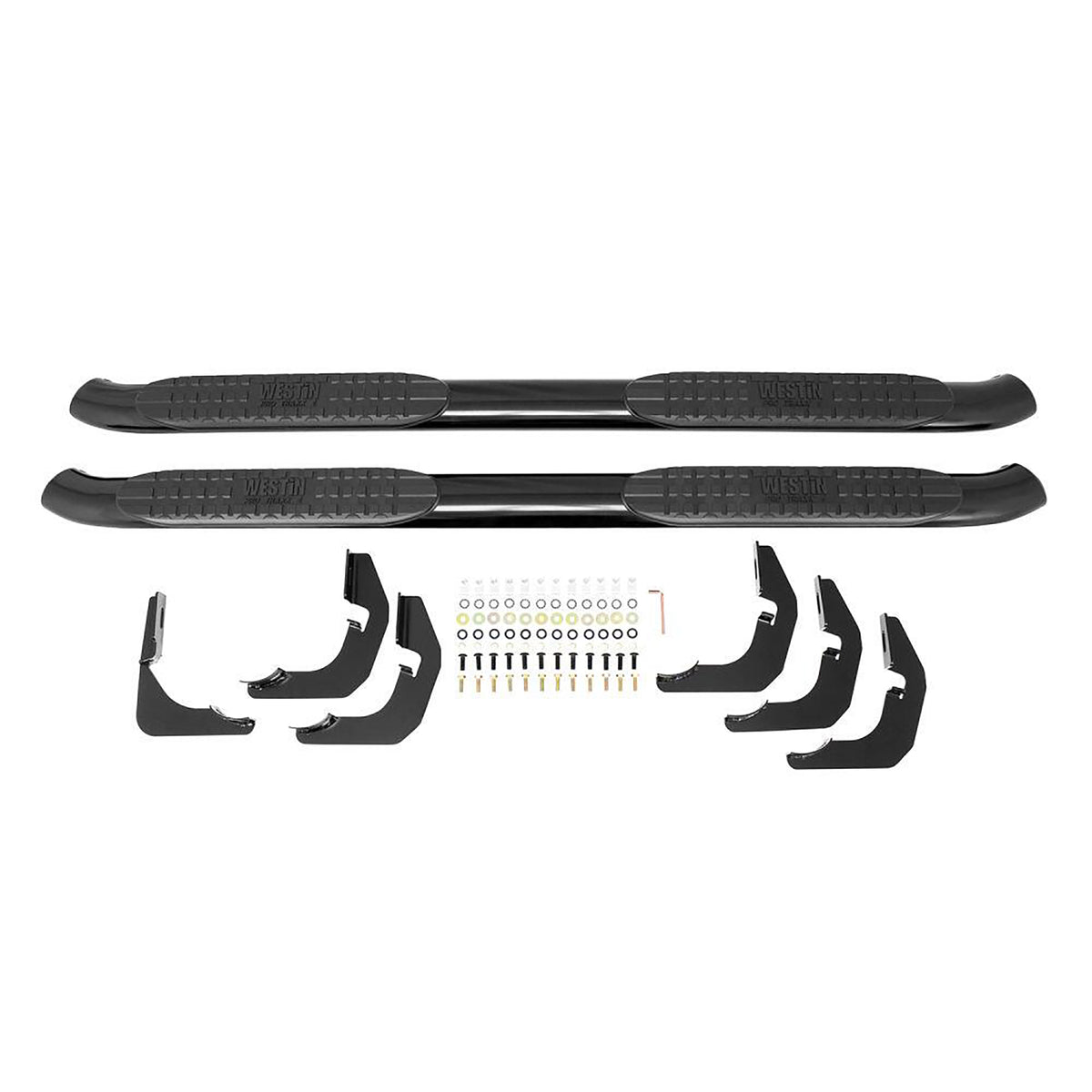 Westin PRO TRAXX 4" Oval Nerf Step Bars Black – Fits 2009-24 Ram 1500 Quad Cab