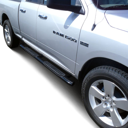 Westin PRO TRAXX 4" Oval Nerf Step Bars Black – Fits 2010-26 Ram 2500 Crew Cab & More