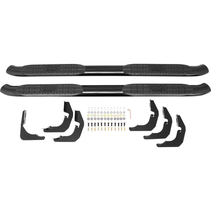 Westin PRO TRAXX 4" Oval Nerf Step Bars Black – Fits 2014-18 Silverado/Sierra 1500 Double Cab & More