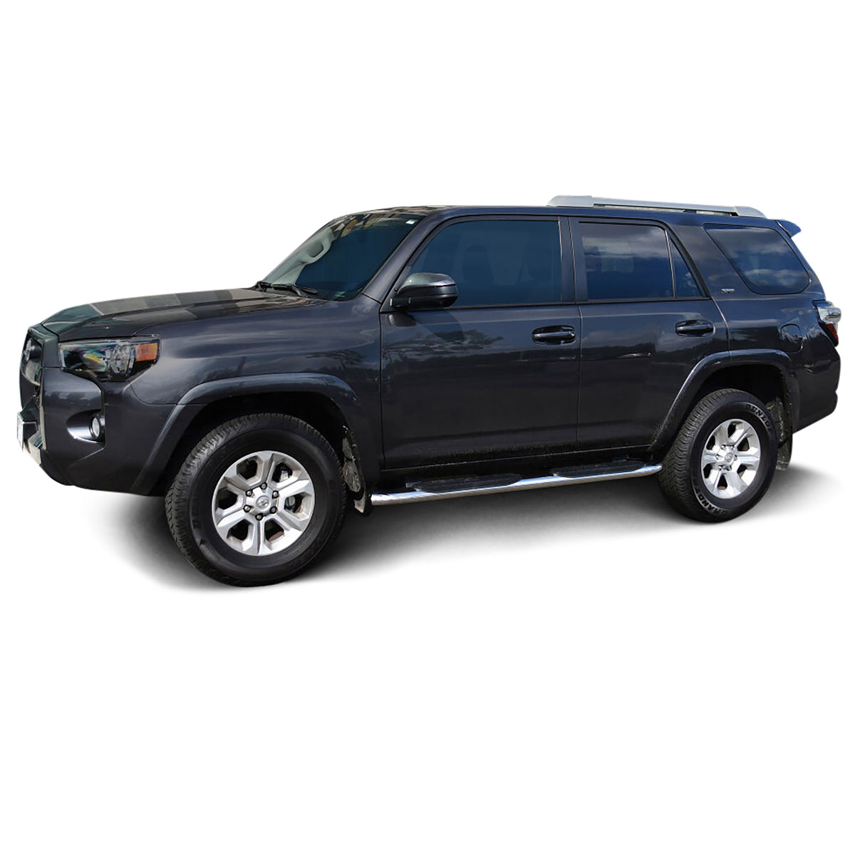Westin PRO TRAXX 4" Oval Nerf Step Bars Polished Stainless – Fits 2014-24 4Runner