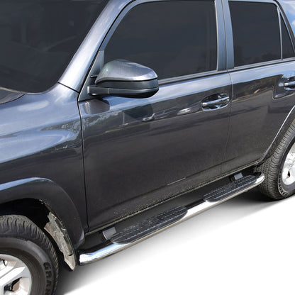 Westin PRO TRAXX 4" Oval Nerf Step Bars Polished Stainless – Fits 2014-24 4Runner