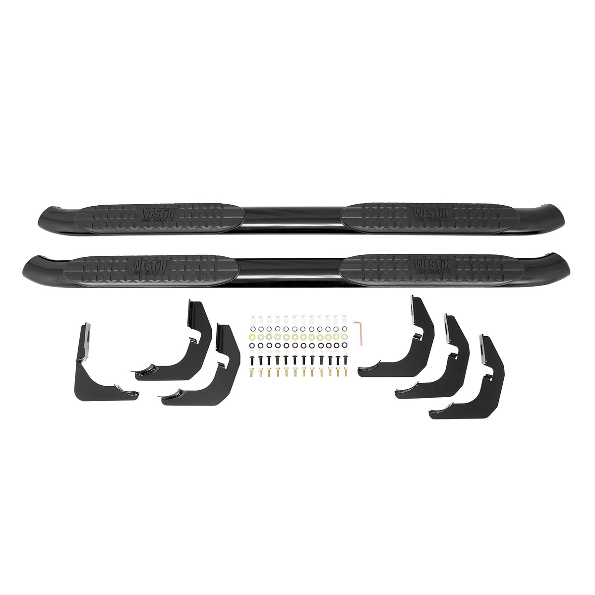 Westin PRO TRAXX 4" Oval Nerf Step Bars Black – Fits 2015-22 Colorado/Canyon Extended Cab