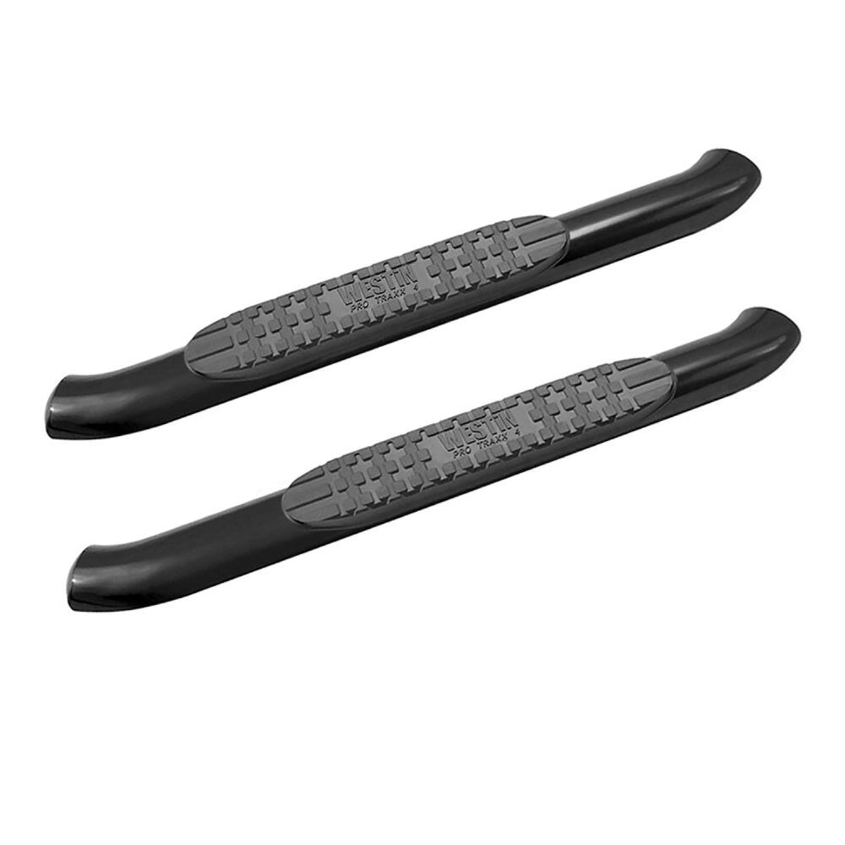 Westin PRO TRAXX 4" Oval Nerf Step Bars Black – Fits 2018-26 Wrangler 2 Door