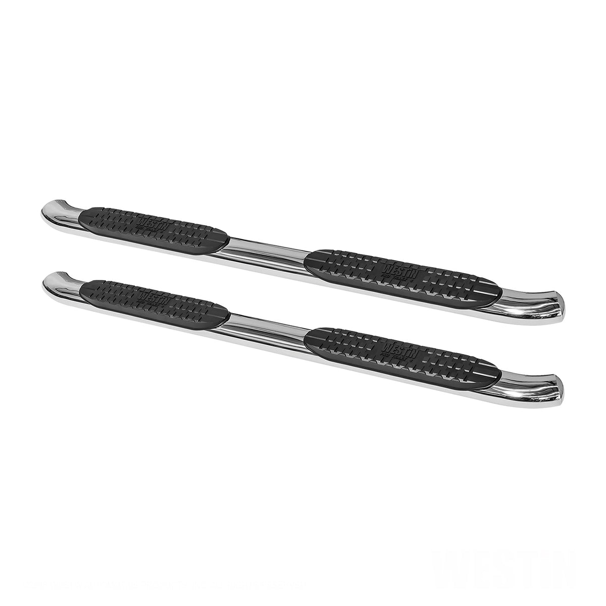 Westin PRO TRAXX 4" Oval Nerf Step Bars Polished Stainless – Fits 2019-26 Ram 1500 Quad Cab