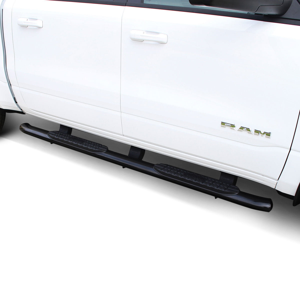 Westin PRO TRAXX 4" Oval Nerf Step Bars Black – Fits 2019-26 Ram 1500 Quad Cab