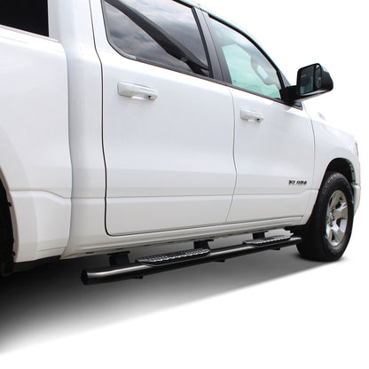 Westin PRO TRAXX 4" Oval Nerf Step Bars Black – Fits 2019-26 Ram 1500 Quad Cab