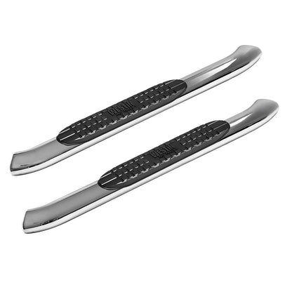 Westin PRO TRAXX 4" Oval Nerf Step Bars Polished Stainless – Fits 2019-26 Silverado/Sierra 1500 Standard Cab & More