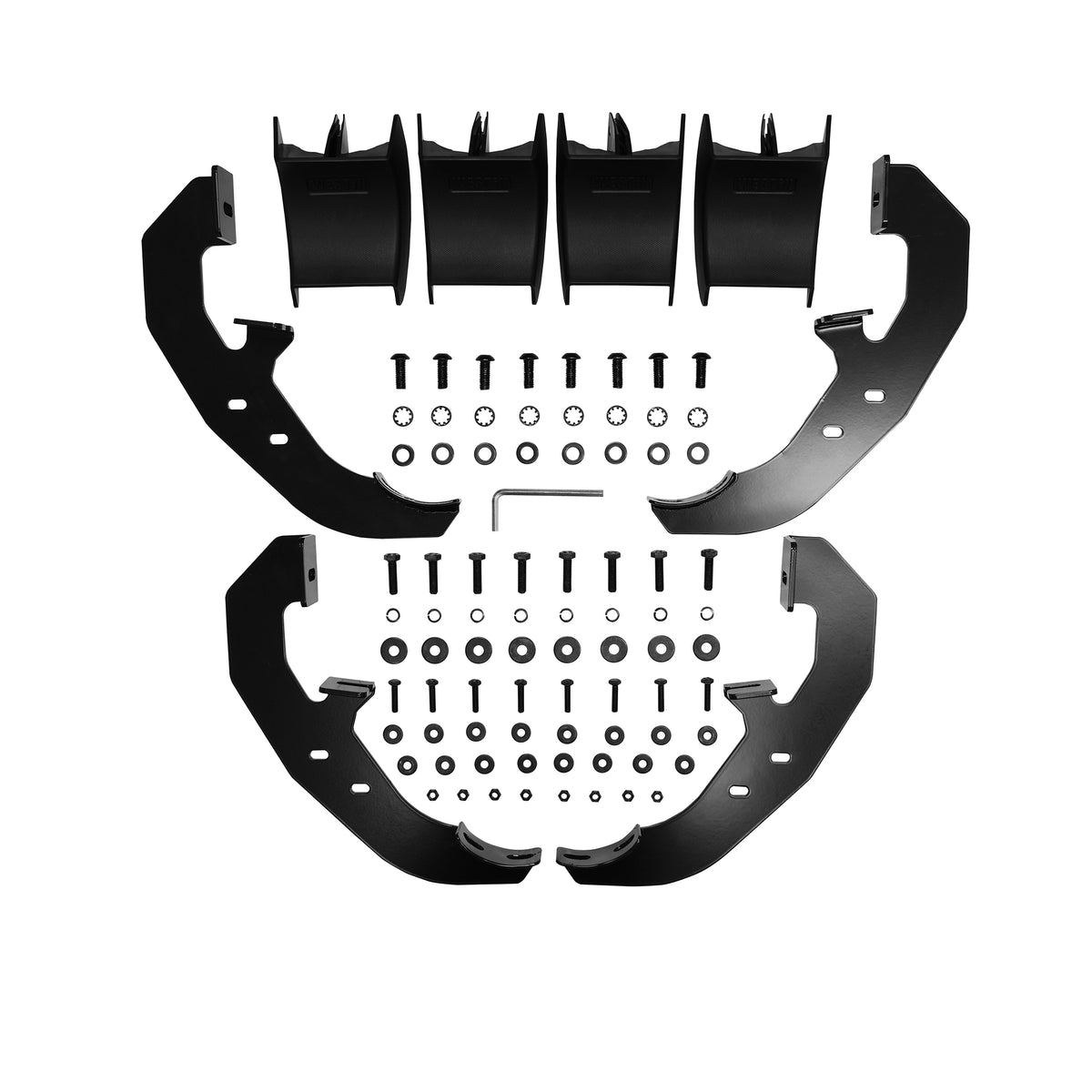 Westin PRO TRAXX 4" Oval Nerf Step Bars Black – Fits 2019-26 Silverado/Sierra 1500 Standard Cab & More