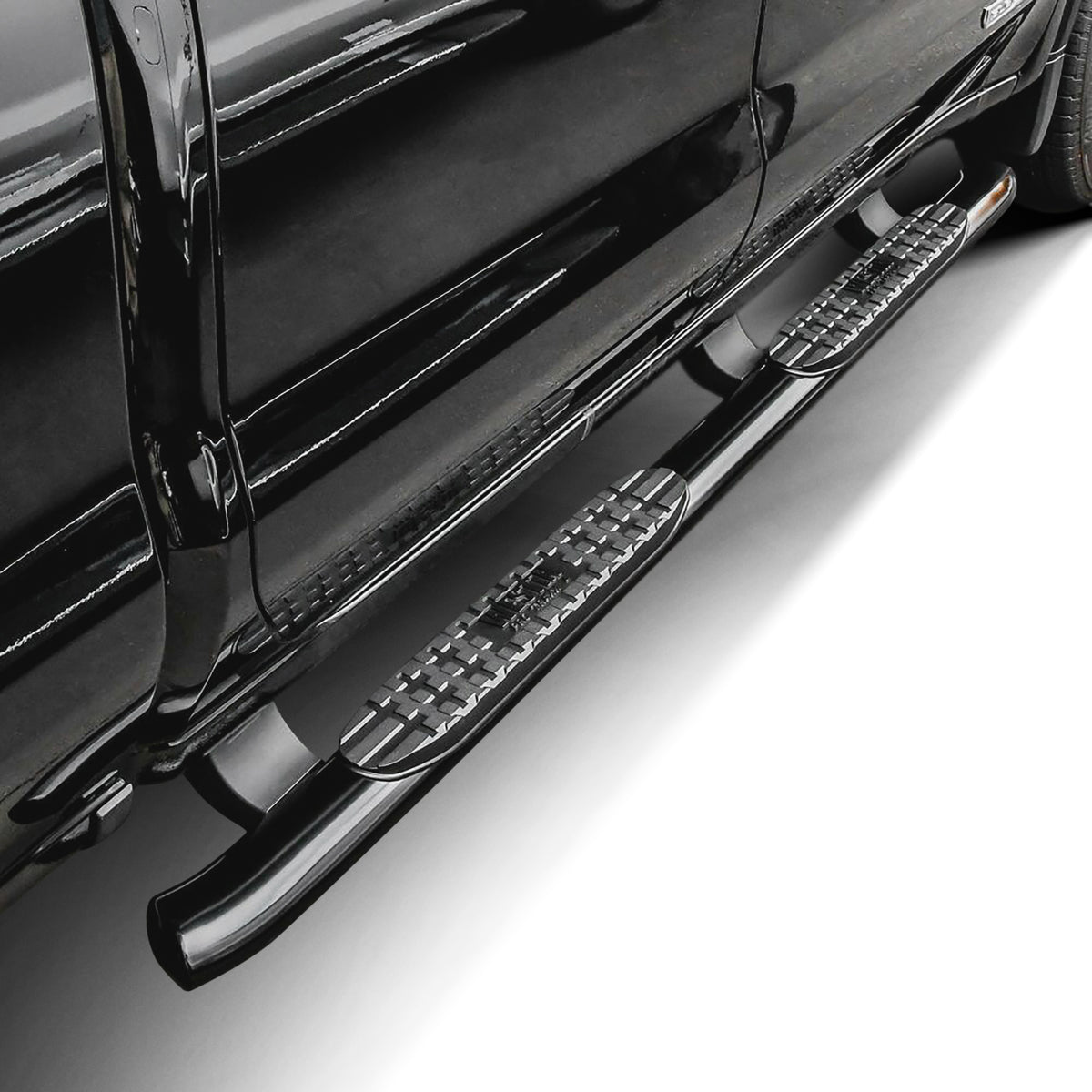 Westin PRO TRAXX 4" Oval Nerf Step Bars Black – Fits 2019-26 Silverado/Sierra 1500 Double Cab & More