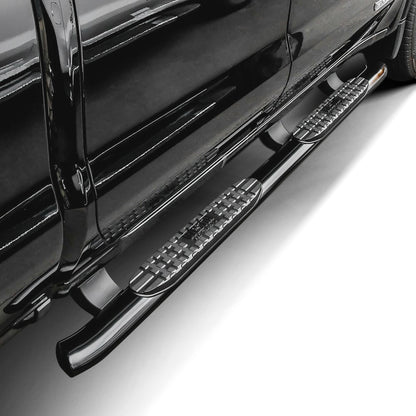 Westin PRO TRAXX 4" Oval Nerf Step Bars Black – Fits 2019-26 Silverado/Sierra 1500 Double Cab & More