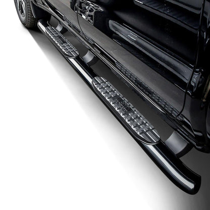 Westin PRO TRAXX 4" Oval Nerf Step Bars Black – Fits 2019-26 Silverado/Sierra 1500 Double Cab & More