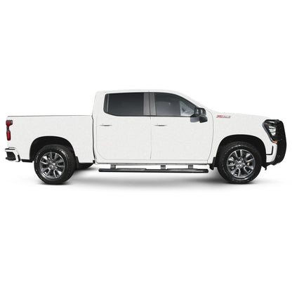 Westin PRO TRAXX 4" Oval Nerf Step Bars Black – Fits 2019-26 Silverado/Sierra 1500 Crew Cab & More