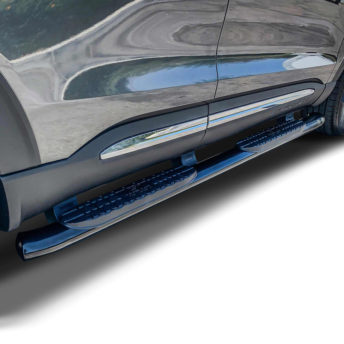 Westin PRO TRAXX 4" Oval Nerf Step Bars Black – Fits 2020-26 Explorer