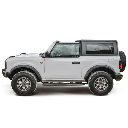 Westin PRO TRAXX 4" Oval Nerf Step Bars Black – Fits 2021-26 Bronco 2 Door