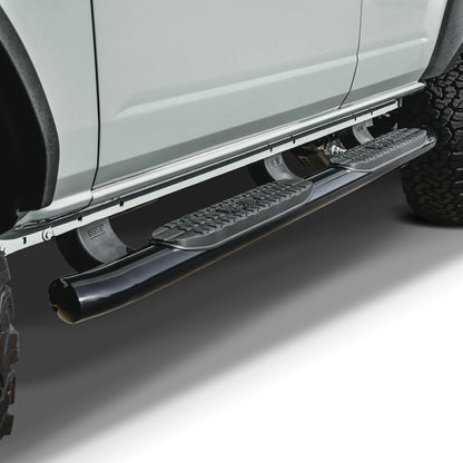 Westin PRO TRAXX 4" Oval Nerf Step Bars Black – Fits 2021-26 Bronco 4 Door