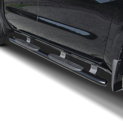Westin PRO TRAXX 4" Oval Nerf Step Bars Black – Fits 2022-26 Frontier Crew Cab