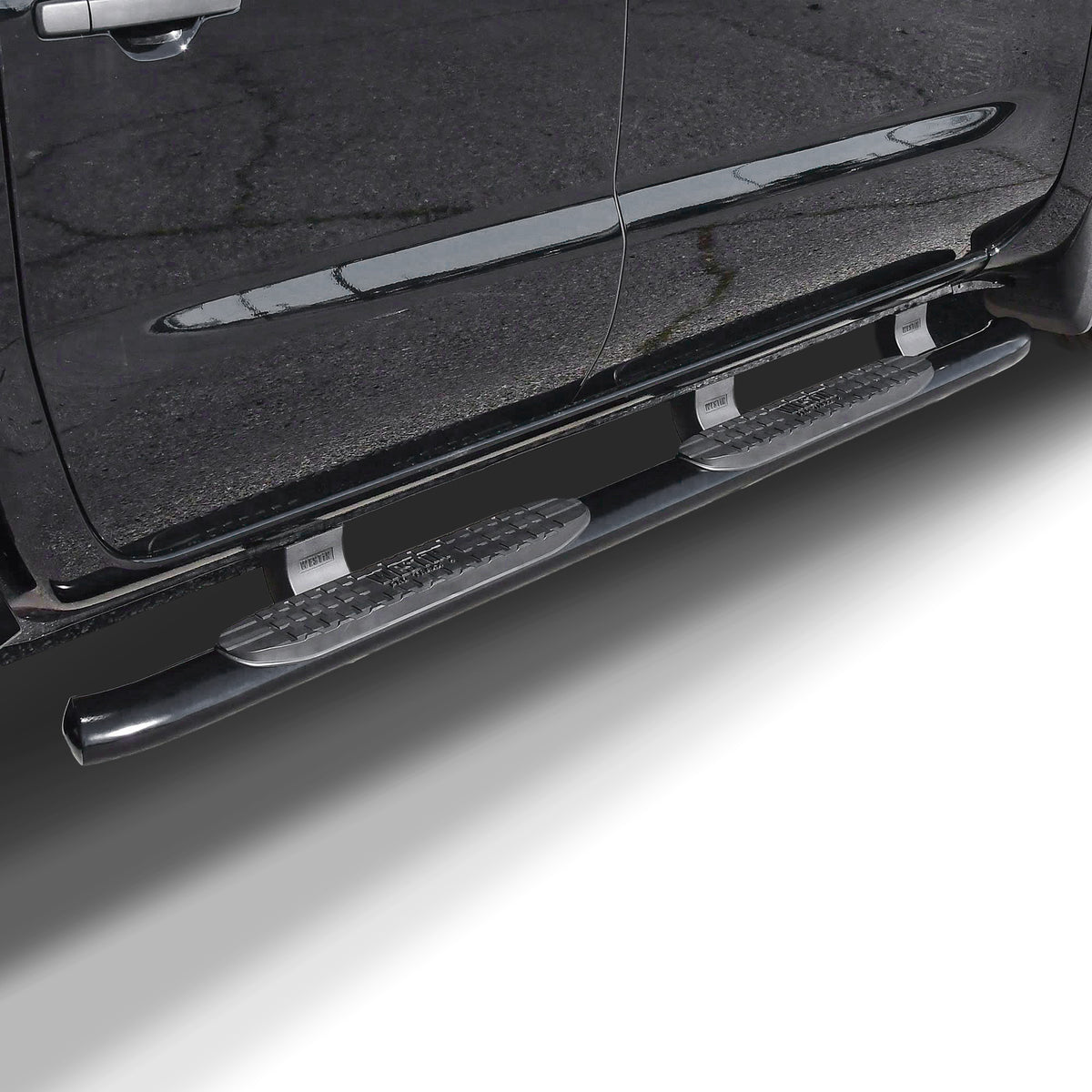 Westin PRO TRAXX 4" Oval Nerf Step Bars Black – Fits 2022-26 Frontier Crew Cab