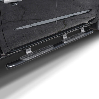Westin PRO TRAXX 4" Oval Nerf Step Bars Black – Fits 2022-26 Frontier Crew Cab