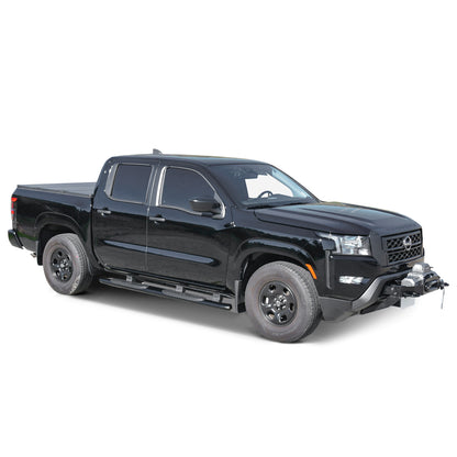 Westin PRO TRAXX 4" Oval Nerf Step Bars Black – Fits 2022-26 Frontier Crew Cab