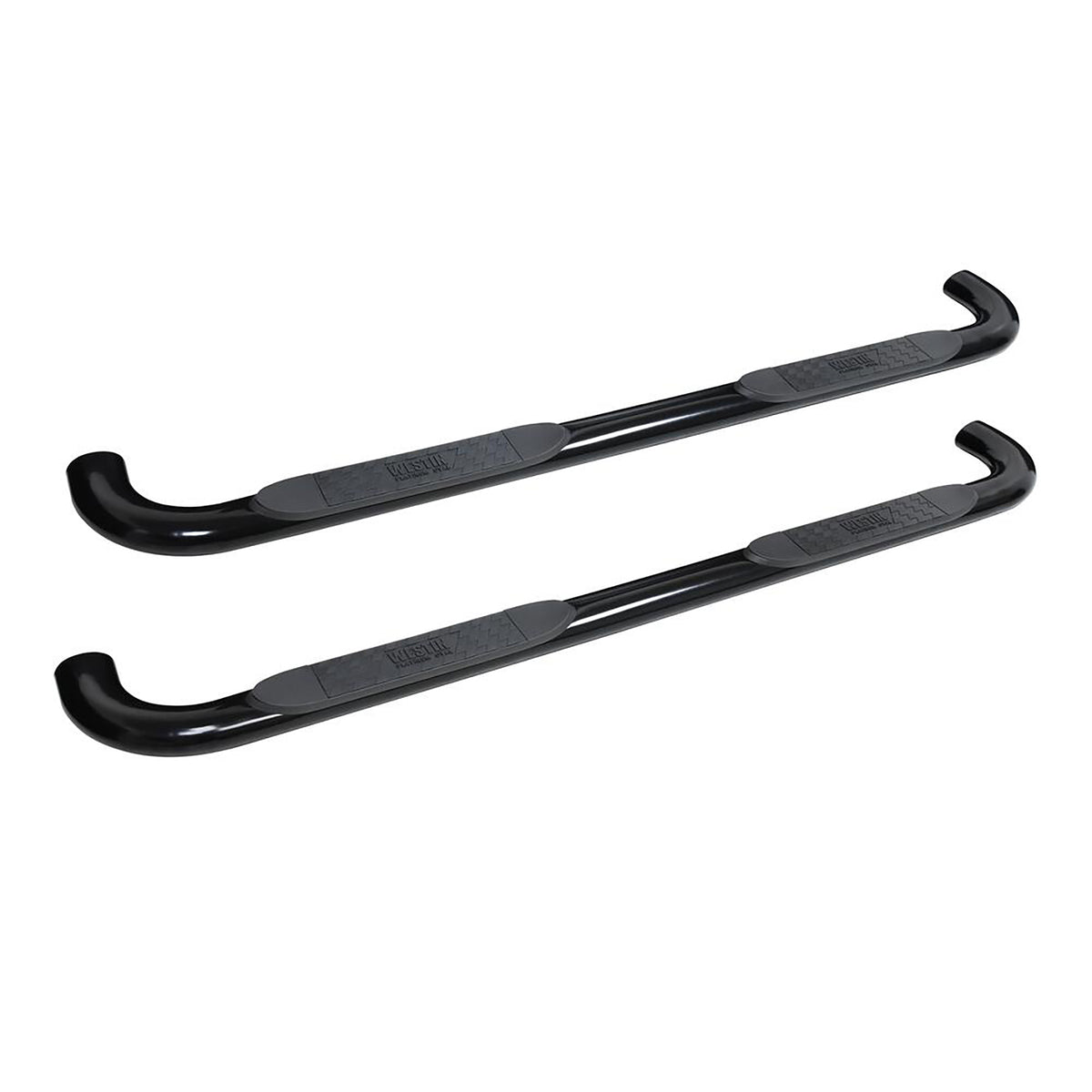 Westin Platinum 4" Oval Nerf Step Bars Black Steel – Fits 2019-26 Silverado/Sierra 1500 Crew Cab - image 3