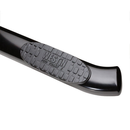 Westin PRO TRAXX 5" Oval Wheel-to-Wheel Nerf Step Bars Black Steel – Fits 2007-19 Silverado/Sierra 1500 Double/Extended Cab 6.5ft Bed & More - image 4
