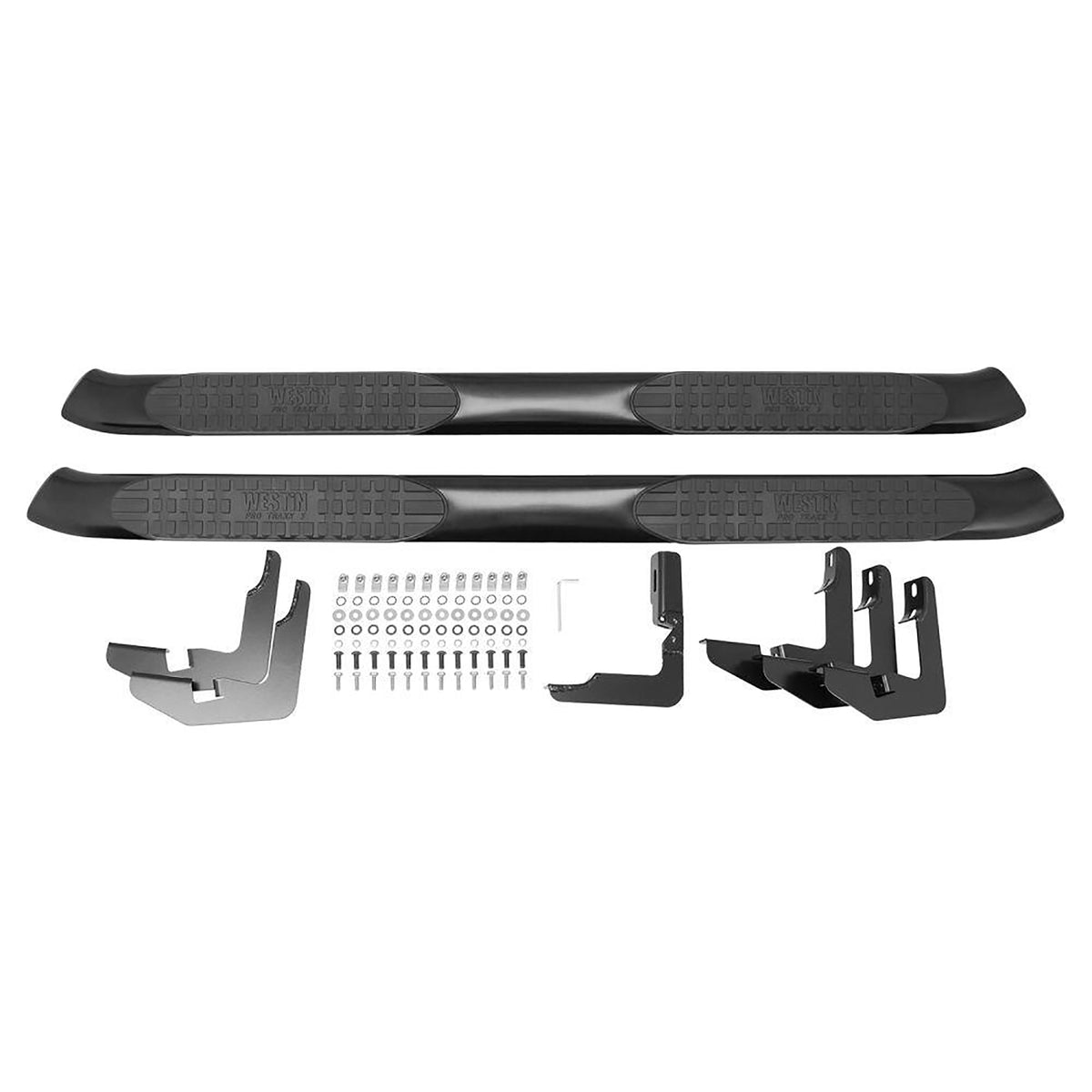 Westin PRO TRAXX 5" Oval Nerf Step Bars Black Steel – Fits 2015-27 F-150 SuperCrew Cab & More - image 4