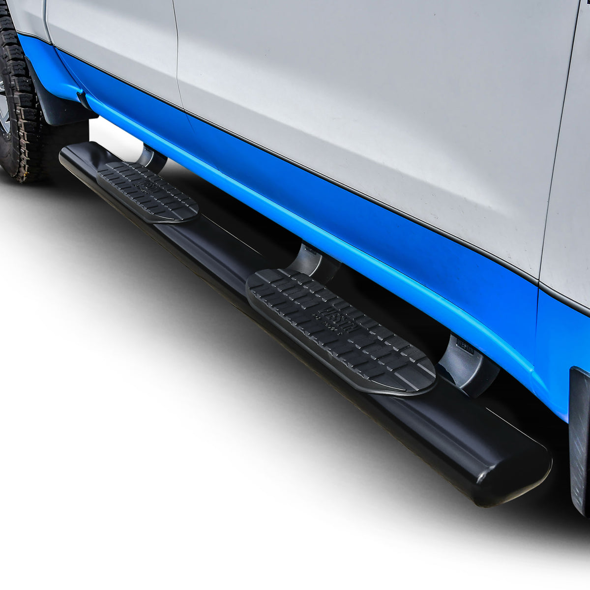 Westin PRO TRAXX 6" Oval Nerf Step Bars Black Steel – Fits 2019-26 Silverado/Sierra 1500 Crew Cab & More - image 2
