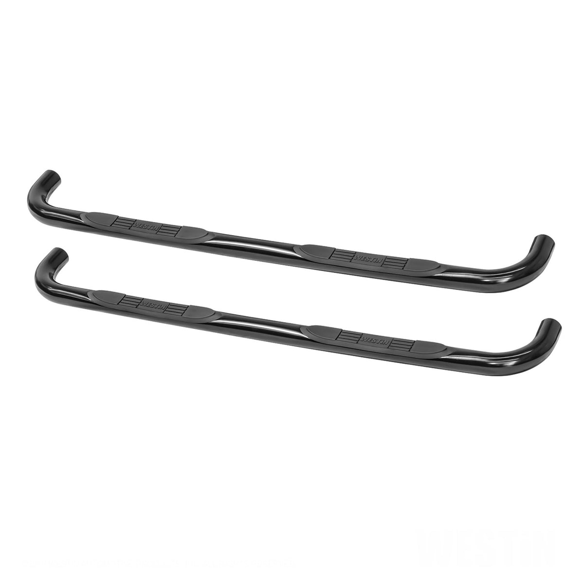 Westin E-Series 3" Round Nerf Bars Black Steel – Fits 1998-11 Ranger SuperCab & More