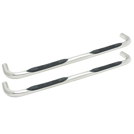 Westin E-Series 3" Round Nerf Bars Polished Stainless Steel – Fits 2002-09 Ram 1500 Quad Cab & More
