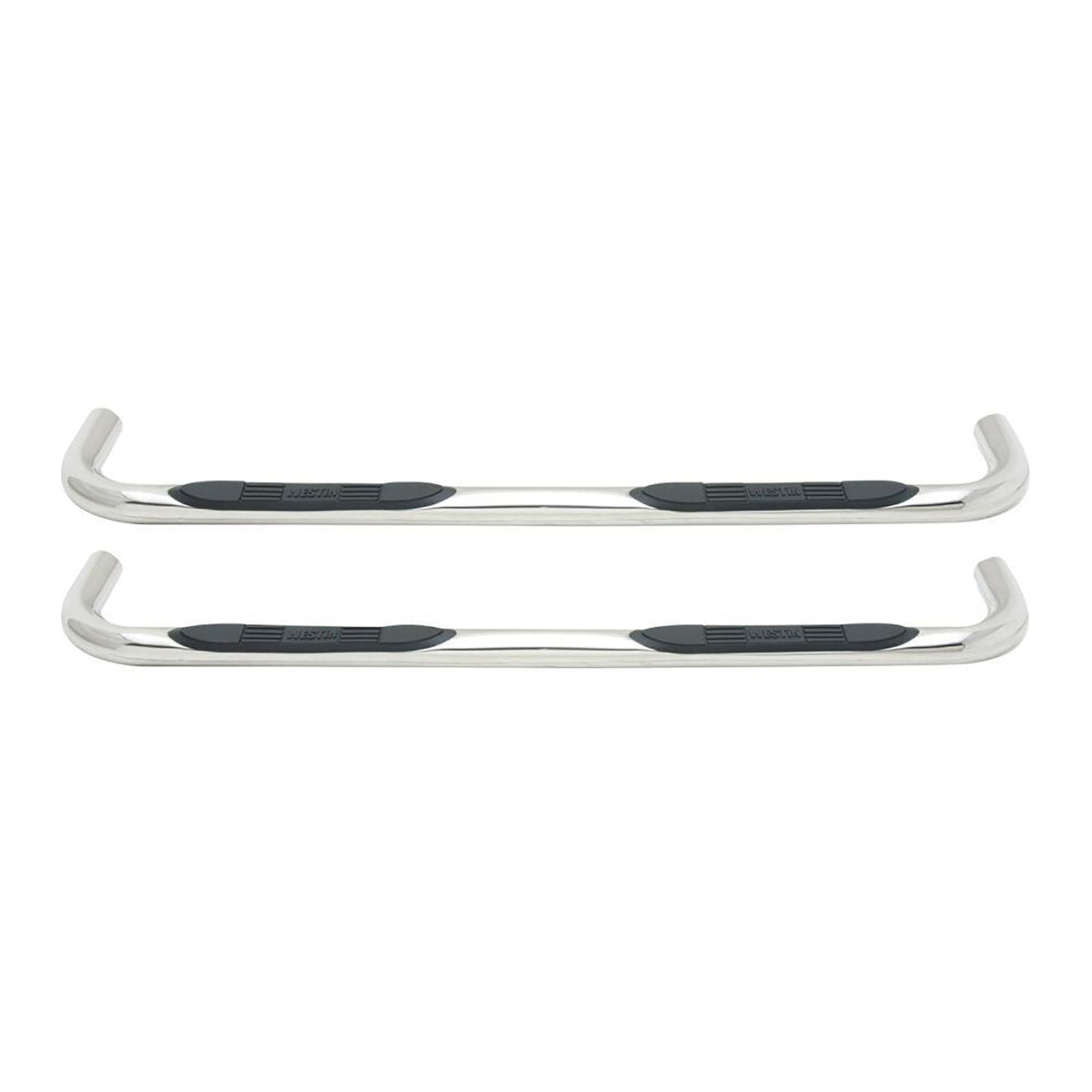 Westin E-Series 3" Round Nerf Bars Polished Stainless Steel – Fits 2002-09 Ram 1500 Quad Cab & More