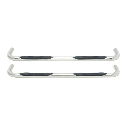 Westin E-Series 3" Round Nerf Bars Polished Stainless Steel – Fits 2002-09 Ram 1500 Quad Cab & More