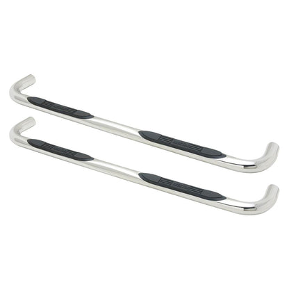 Westin E-Series 3" Round Nerf Bars Polished Stainless Steel – Fits 2009-24 Ram 1500 Quad Cab & More