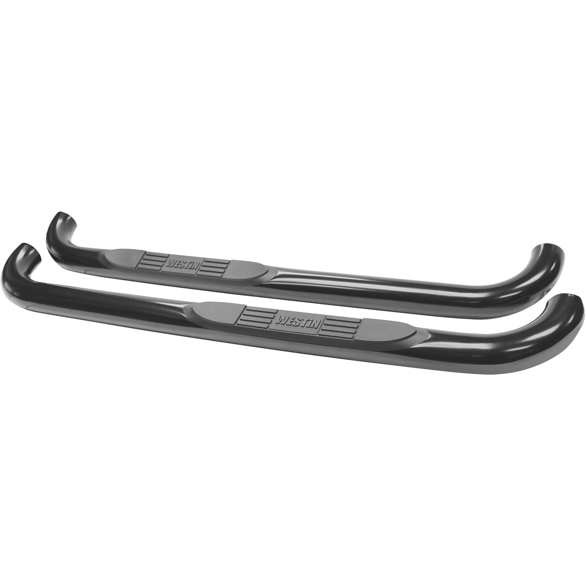 Westin E-Series 3" Round Nerf Bars Black Steel – Fits 2015-27 F-150 Regular Cab & More - image 2