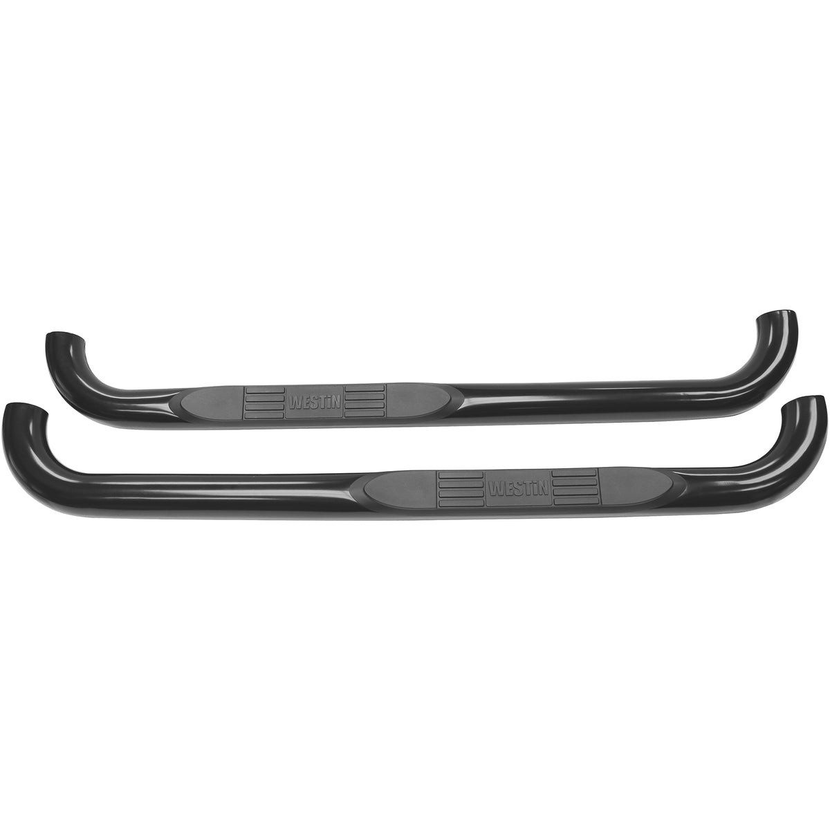 Westin E-Series 3" Round Nerf Bars Black Steel – Fits 2015-27 F-150 Regular Cab & More - image 3
