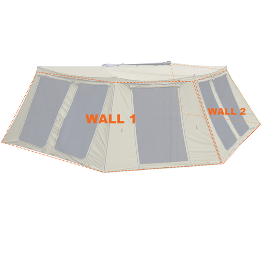 23ZERO Peregrine 270 Left Deluxe W2 Wall Kit with Screens (Compatible with PRO 5)